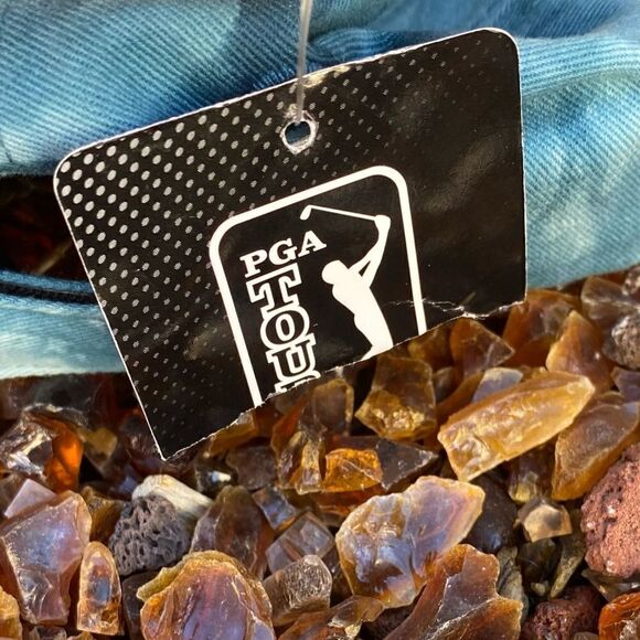 PGA TOUR GOLF Tie-Dye Blue Baseball Cap. Adjustable. NWT! Unisex - Picture 8 of 8